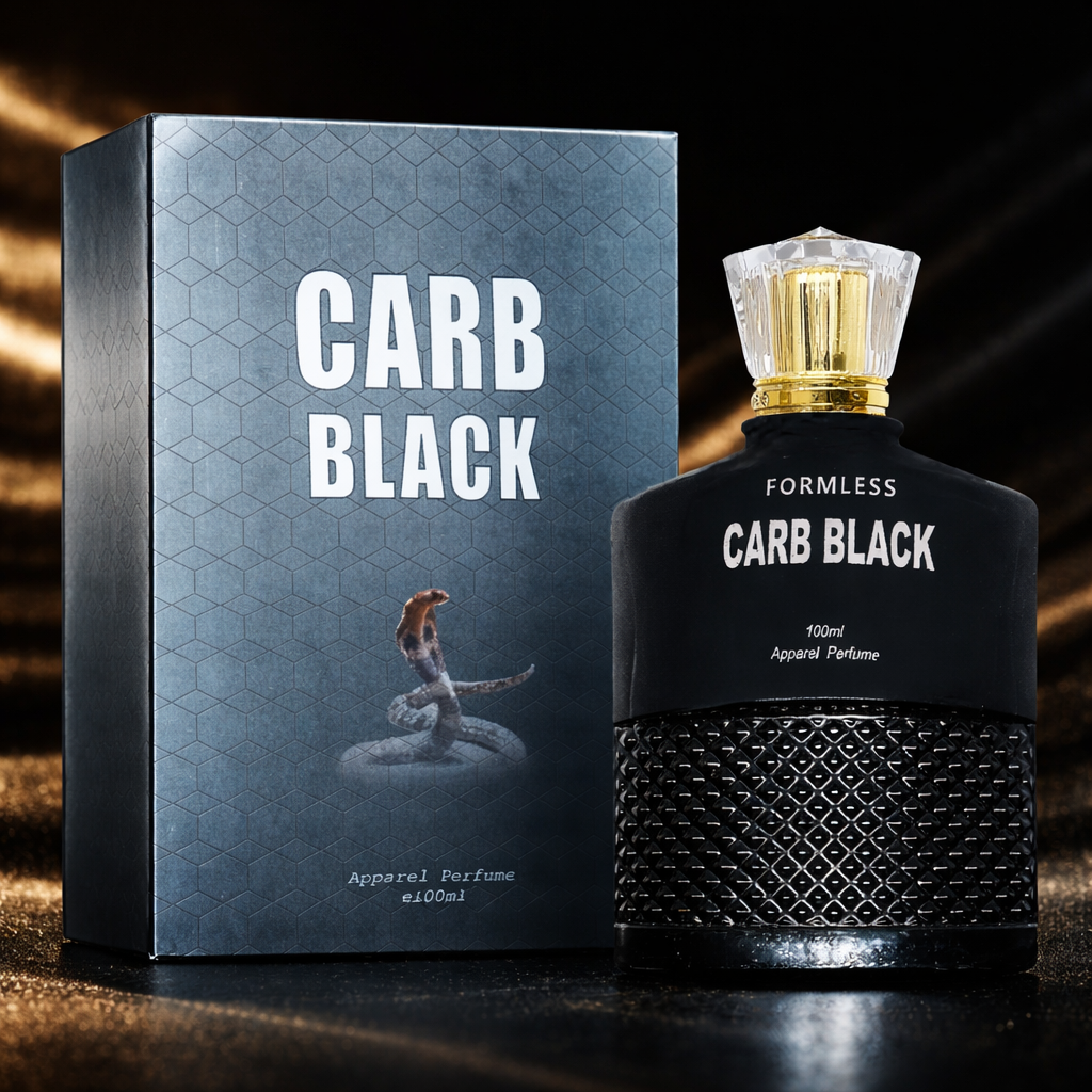 Formless Carb Black Fragrance 100ML Perfume for Men | Long-Lasting Multi-Fragrance | Floral, Fruity & Sweet Scents | Premium Perfume for Everyday & Special Occasions