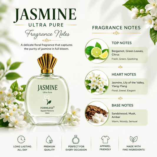 Formless Jasmine Ultra Pure Fragrance 100ml Perfume for Men & Women