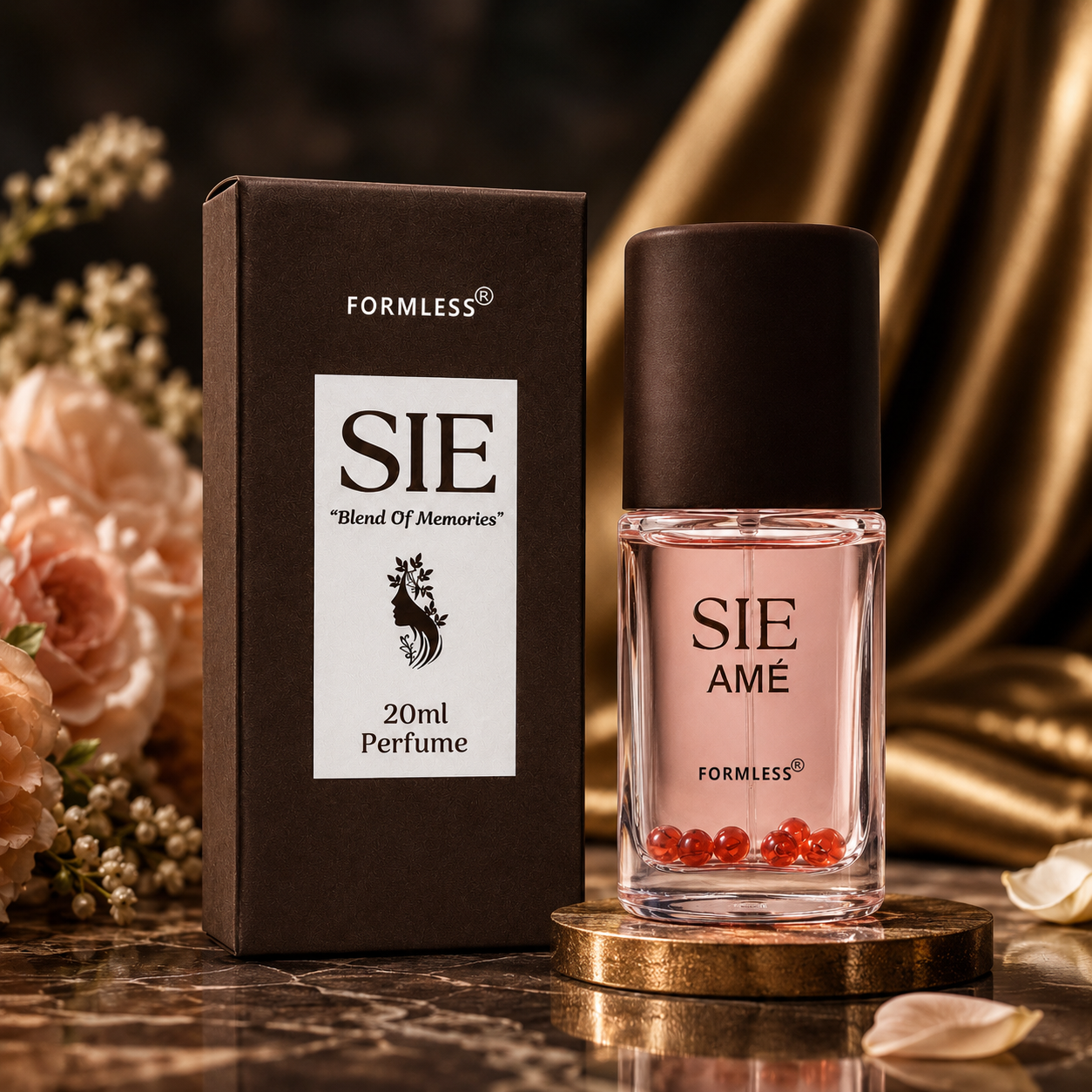 Formless SIE Ame 20ml Premium Women Perfume | Floral Fruity Musky | 12H+ Long Lasting